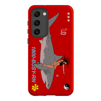 1800-Busy Rn in Red Printed Phone Cases Samsung Galaxy S23 Plus / Armoured by Easty Beasty - The Dairy