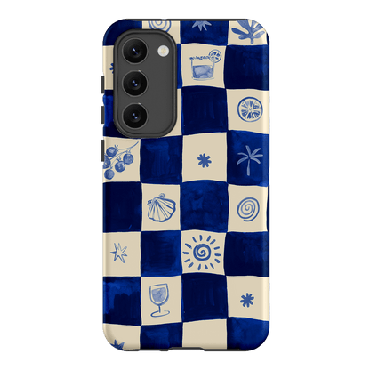 Afternoon Mezze Azure Printed Phone Cases Samsung Galaxy S23 Plus / Armoured by Charlie Taylor - The Dairy