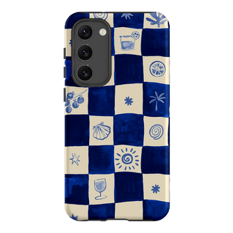 Afternoon Mezze Azure Printed Phone Cases Samsung Galaxy S23 Plus / Armoured by Charlie Taylor - The Dairy
