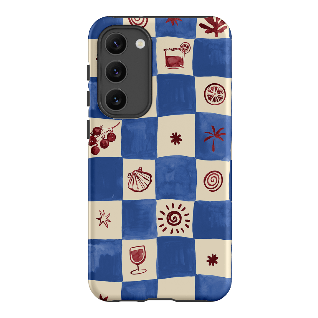 Afternoon Mezze Cornflower Printed Phone Cases Samsung Galaxy S23 Plus / Armoured by Charlie Taylor - The Dairy