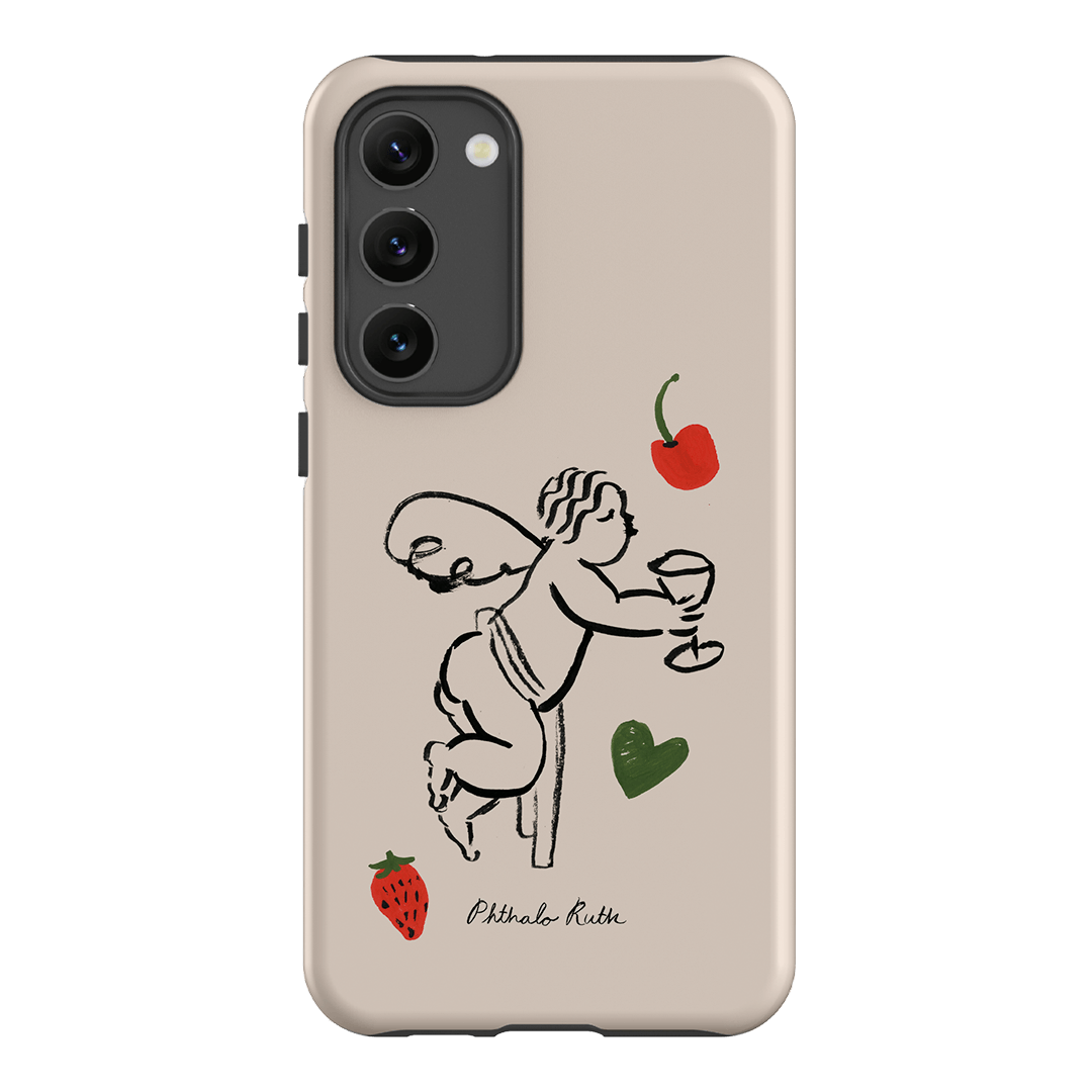 Cherub Printed Phone Cases Samsung Galaxy S23 Plus / Armoured by Phthalo Ruth - The Dairy