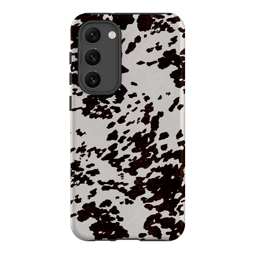 Cowhide Charm Printed Phone Cases Samsung Galaxy S23 Plus / Armoured by The Dairy - The Dairy