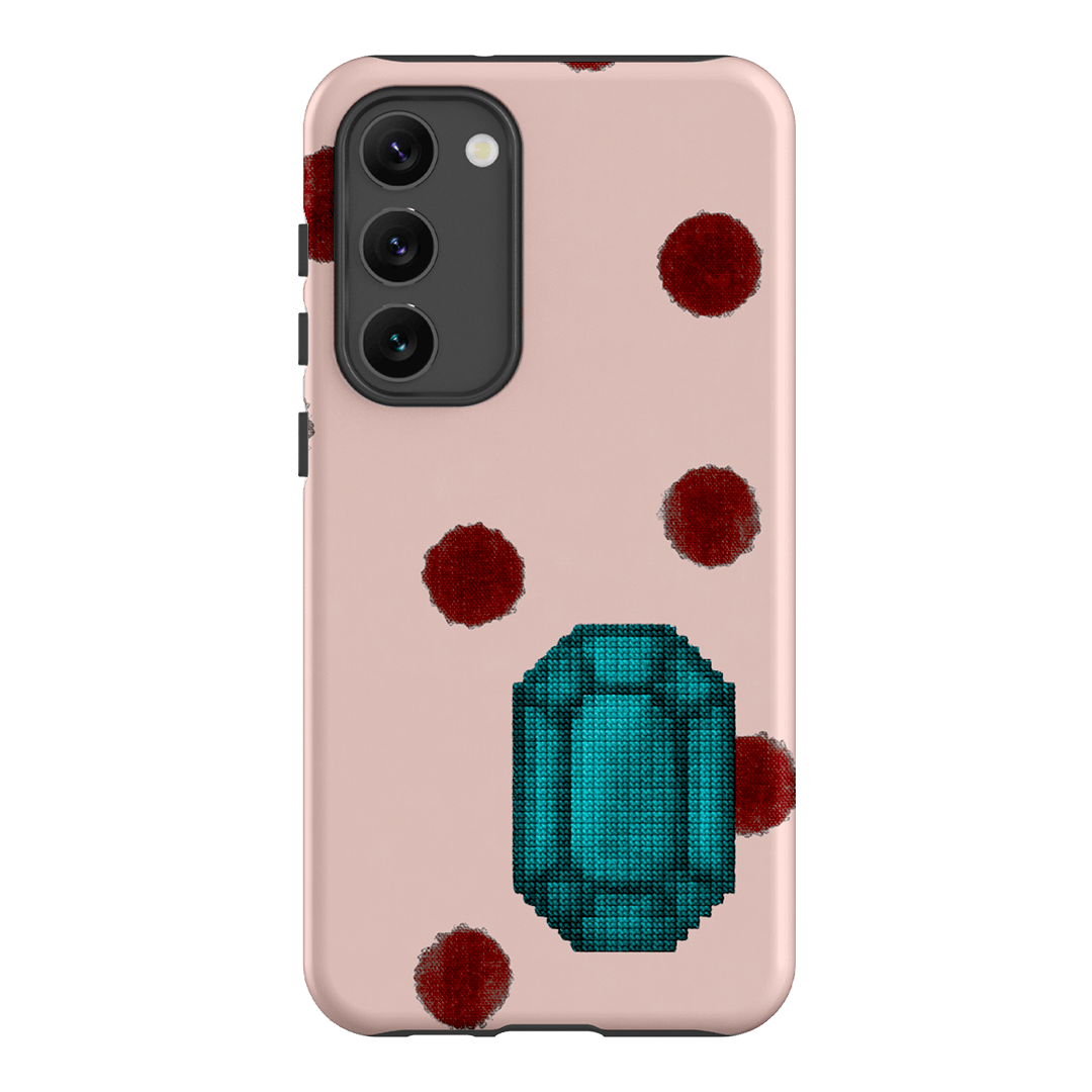 December Turquoise Printed Phone Cases Samsung Galaxy S23 Plus / Armoured by Joiana - The Dairy