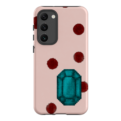 December Turquoise Printed Phone Cases Samsung Galaxy S23 Plus / Armoured by Joiana - The Dairy