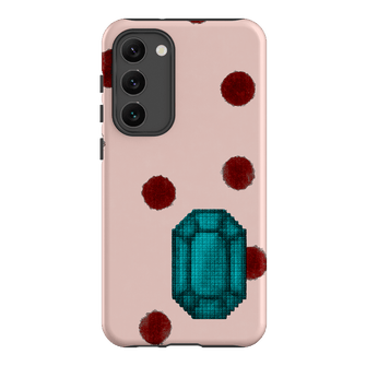 December Turquoise Printed Phone Cases Samsung Galaxy S23 Plus / Armoured by Joiana - The Dairy