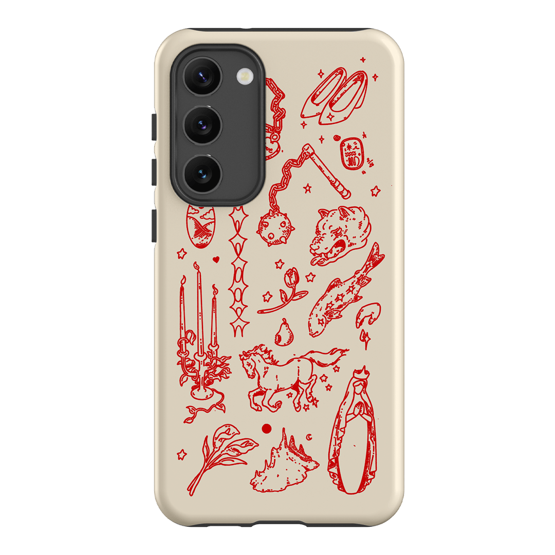 Dreamcore Cream Printed Phone Cases Samsung Galaxy S23 Plus / Armoured by Easty Beasty - The Dairy