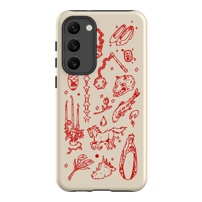 Dreamcore Cream Printed Phone Cases Samsung Galaxy S23 Plus / Armoured by Easty Beasty - The Dairy