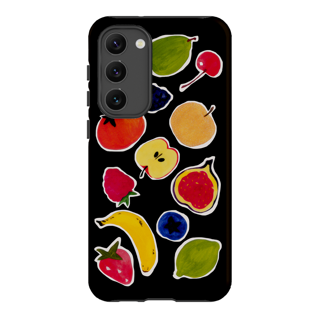 Fruit Stickers Printed Phone Cases Samsung Galaxy S23 Plus / Armoured by Studio Bon - The Dairy