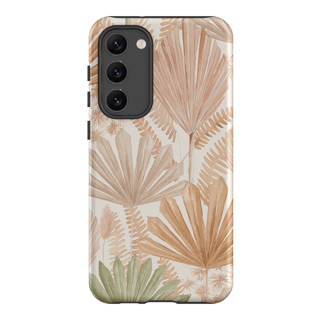 Golden Palm Printed Phone Cases Samsung Galaxy S23 Plus / Armoured by Cass Deller - The Dairy