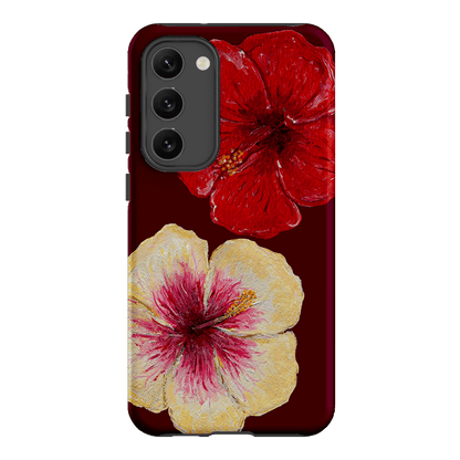 Hibiscus Flower Printed Phone Cases Samsung Galaxy S23 Plus / Armoured by BG. Studio - The Dairy