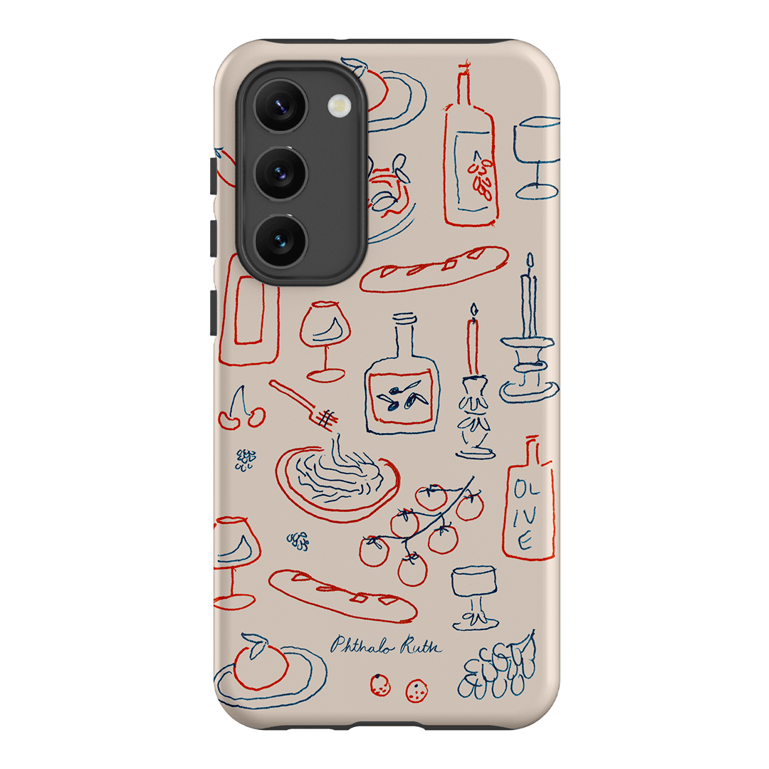Italian Fare Printed Phone Cases Samsung Galaxy S23 Plus / Armoured by Phthalo Ruth - The Dairy
