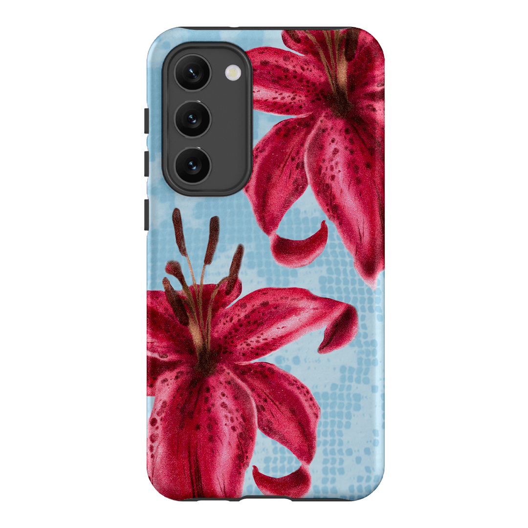 Lillies Printed Phone Cases Samsung Galaxy S23 Plus / Armoured by Sally Hungerford - The Dairy