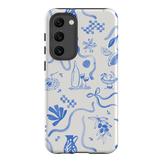 Mediterranean Wave Printed Phone Cases Samsung Galaxy S23 Plus / Armoured by Charlie Taylor - The Dairy