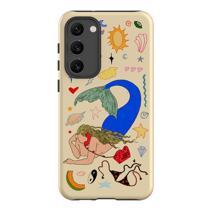 Mermaid Salad Cream Printed Phone Cases Samsung Galaxy S23 Plus / Armoured by Easty Beasty - The Dairy