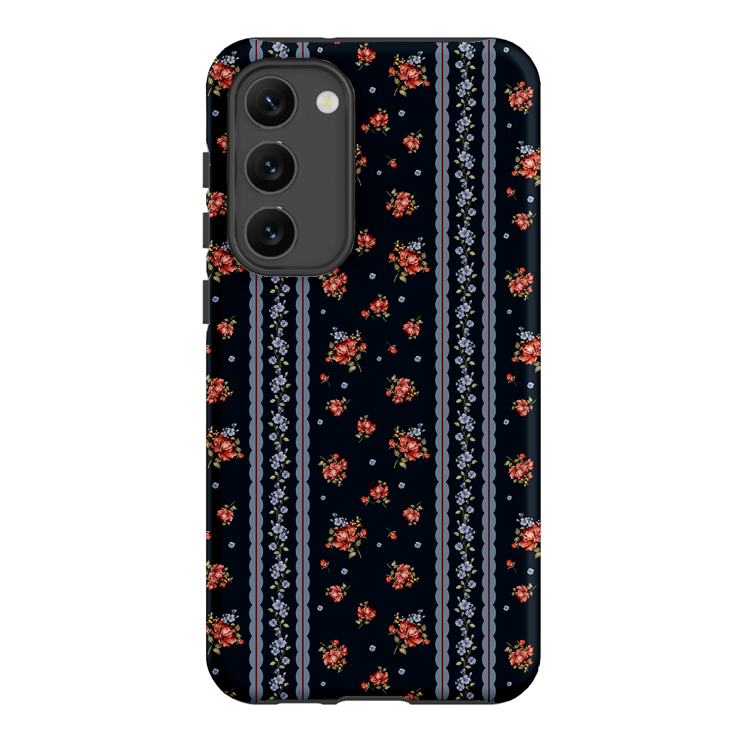 Midnight Stripe Printed Phone Cases Samsung Galaxy S23 Plus / Armoured by Kasiags Art - The Dairy