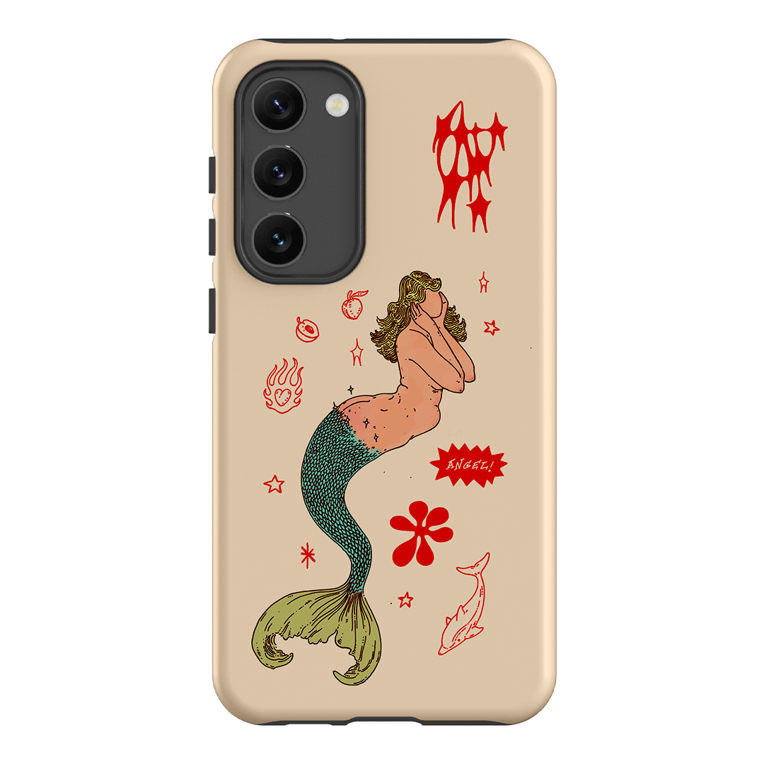 Mimi Cream Printed Phone Cases Samsung Galaxy S23 Plus / Armoured by Easty Beasty - The Dairy