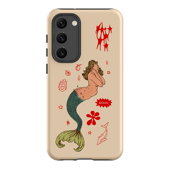 Mimi Cream Printed Phone Cases Samsung Galaxy S23 Plus / Armoured by Easty Beasty - The Dairy