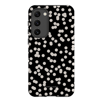 Mini Confetti Noir Printed Phone Cases Samsung Galaxy S23 Plus / Armoured by Veronica Tucker - The Dairy