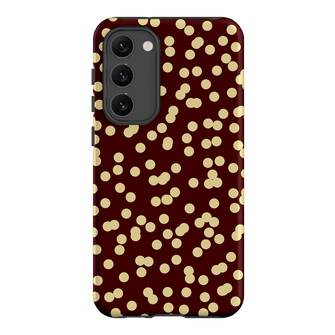 Mini Confetti Burgundy Butter Printed Phone Cases Samsung Galaxy S23 Plus / Armoured by Veronica Tucker - The Dairy