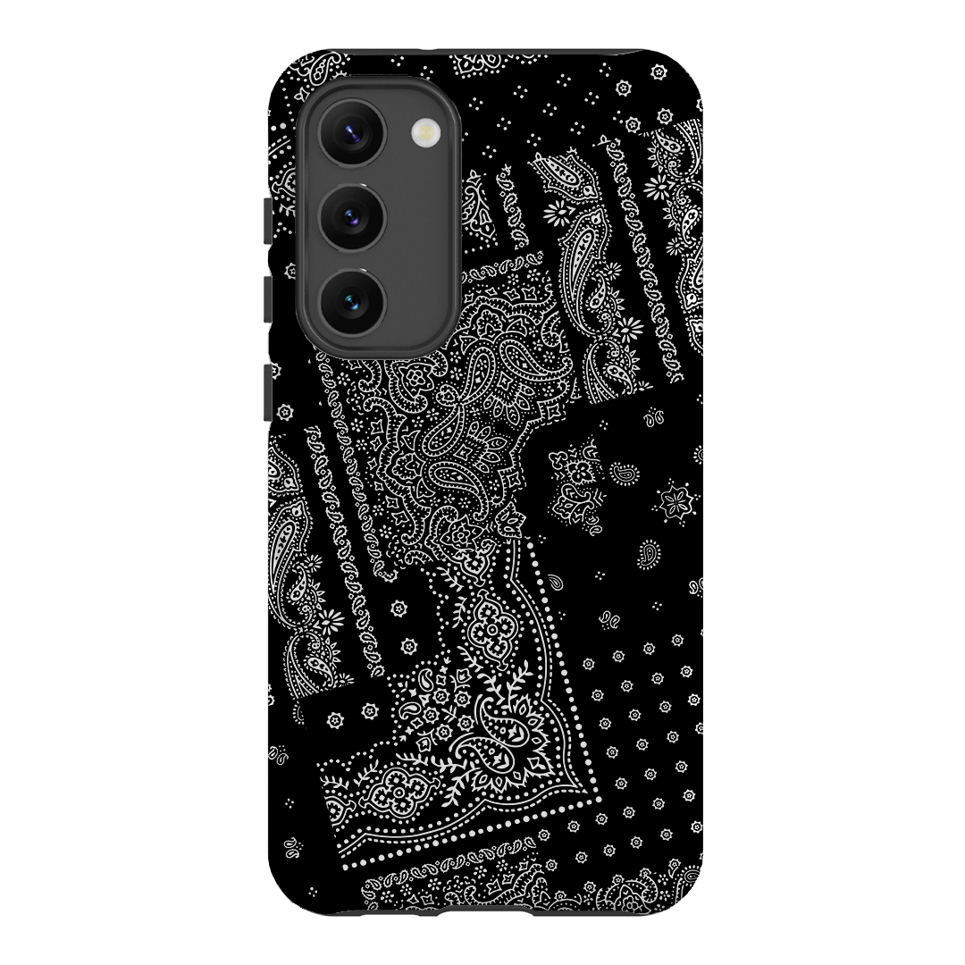 Paisley Noir Printed Phone Cases Samsung Galaxy S23 Plus / Armoured by The Dairy - The Dairy
