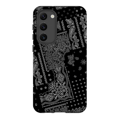 Paisley Noir Printed Phone Cases Samsung Galaxy S23 Plus / Armoured by The Dairy - The Dairy
