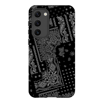 Paisley Noir Printed Phone Cases Samsung Galaxy S23 Plus / Armoured by The Dairy - The Dairy