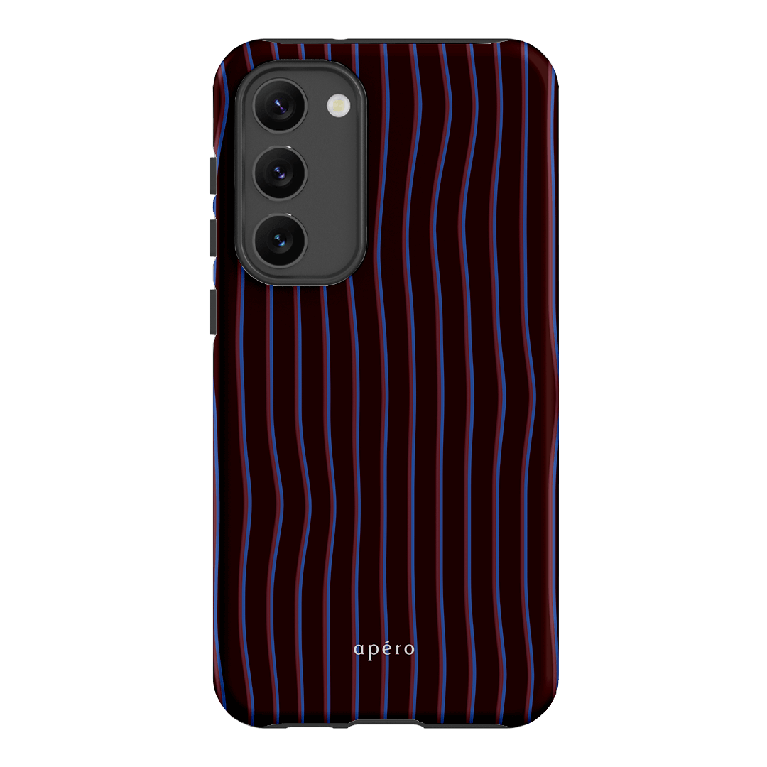 Panama Burgundy Printed Phone Cases Samsung Galaxy S23 Plus / Armoured by Apero - The Dairy