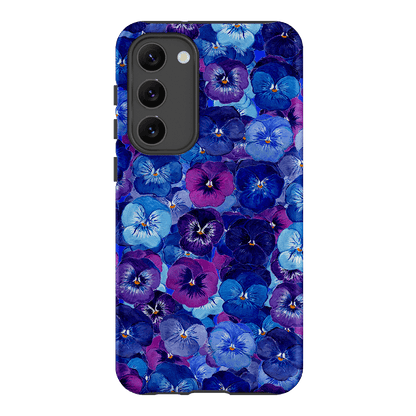 Pansy Jumble Printed Phone Cases Samsung Galaxy S23 Plus / Armoured by Kayla Henley - The Dairy
