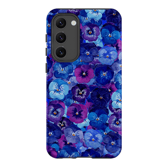 Pansy Jumble Printed Phone Cases Samsung Galaxy S23 Plus / Armoured by Kayla Henley - The Dairy