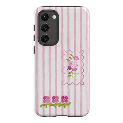 Patchwork Pink Printed Phone Cases Samsung Galaxy S23 Plus / Armoured by Kayla Carr - The Dairy