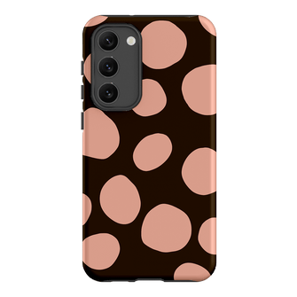Pebbles Chocolate Pink Printed Phone Cases Samsung Galaxy S23 Plus / Armoured by Veronica Tucker - The Dairy