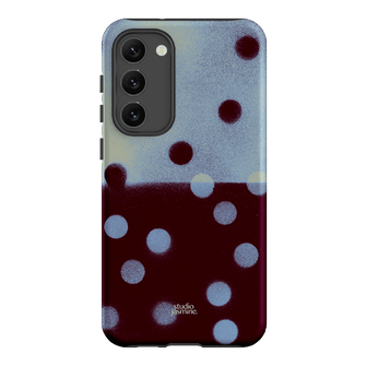 Plum Polka Dot Printed Phone Cases Samsung Galaxy S23 Plus / Armoured by Jasmine Dowling - The Dairy