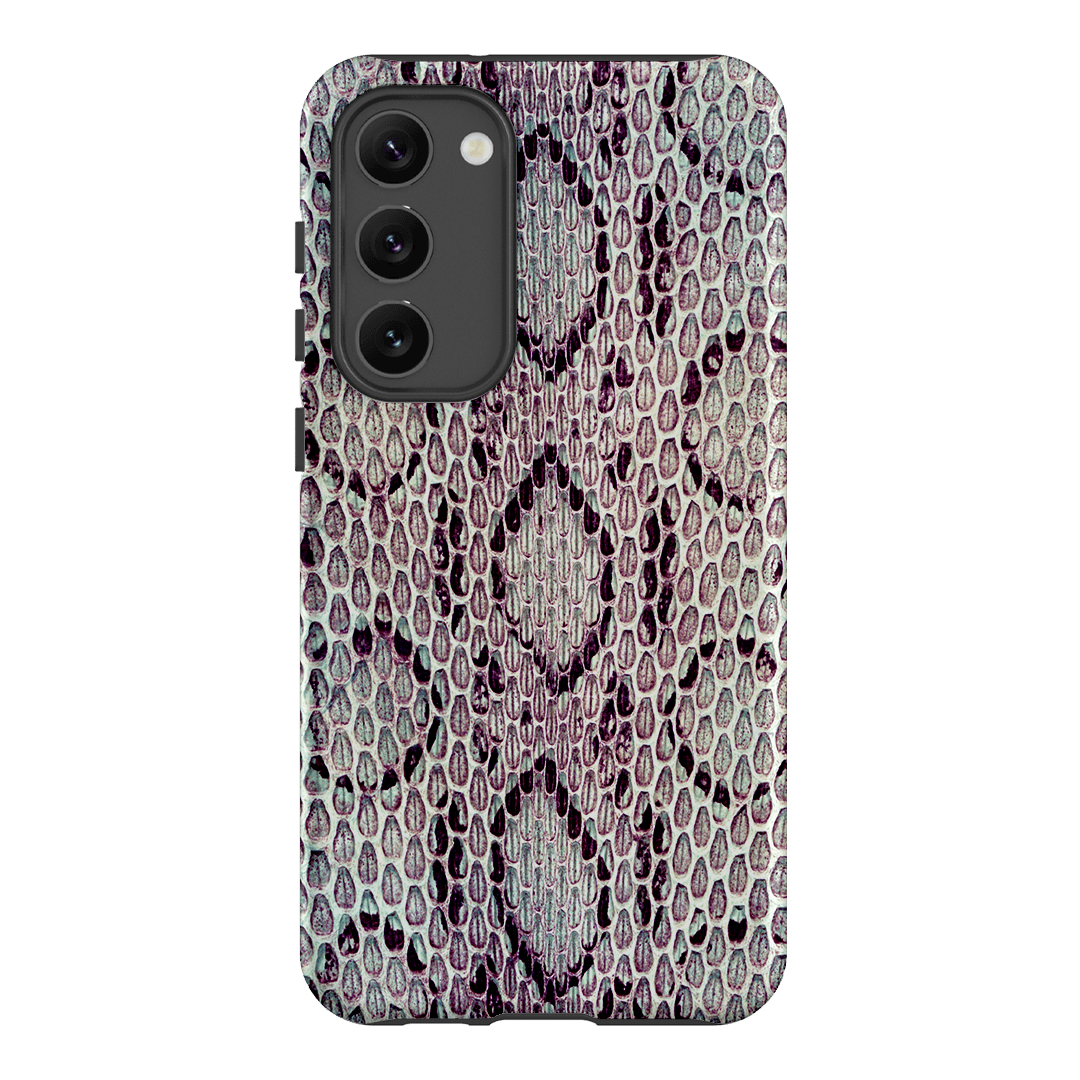 Plum Python Printed Phone Cases Samsung Galaxy S23 Plus / Armoured by The Dairy - The Dairy