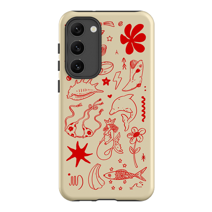 Spiced Cowboy Cream Printed Phone Cases Samsung Galaxy S23 Plus / Armoured by Easty Beasty - The Dairy