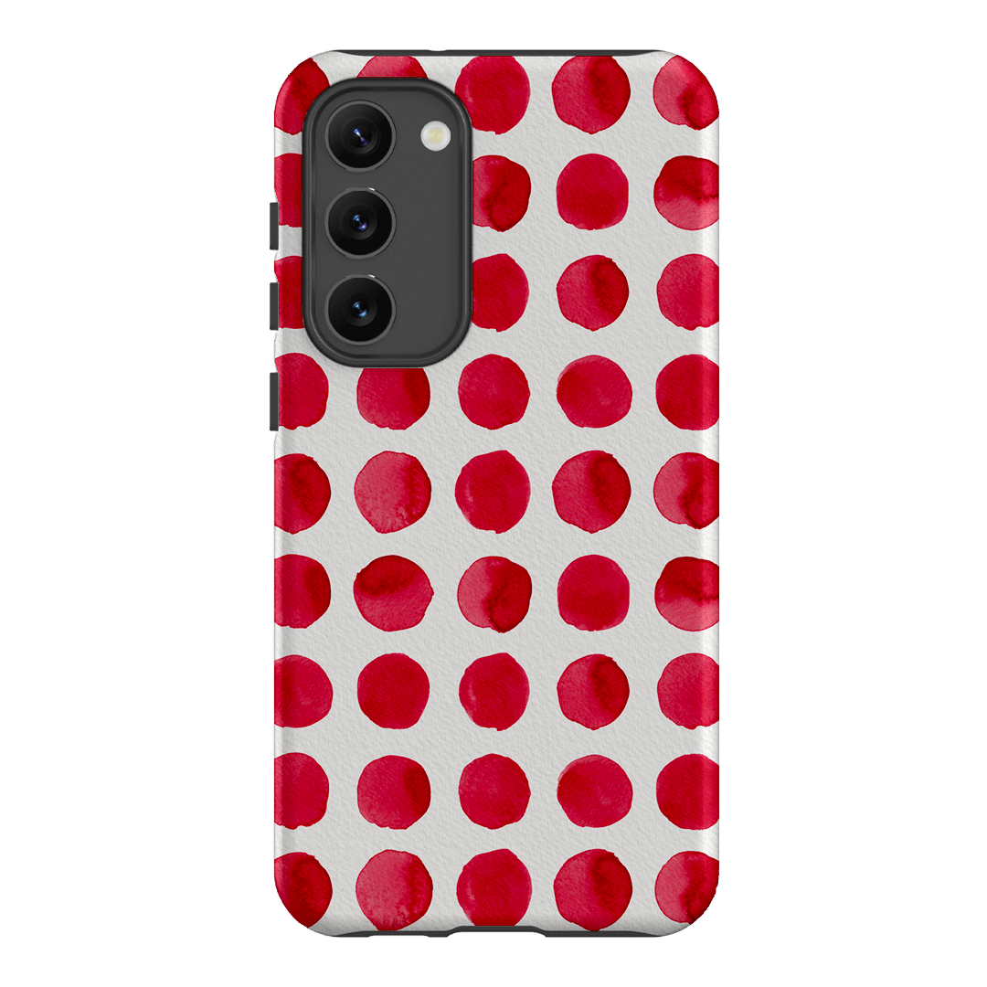 Spots in Red Printed Phone Cases by The Dairy - The Dairy