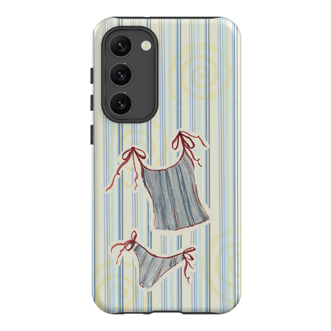 Stripe Tankini Printed Phone Cases Samsung Galaxy S23 Plus / Armoured by Kayla Carr - The Dairy