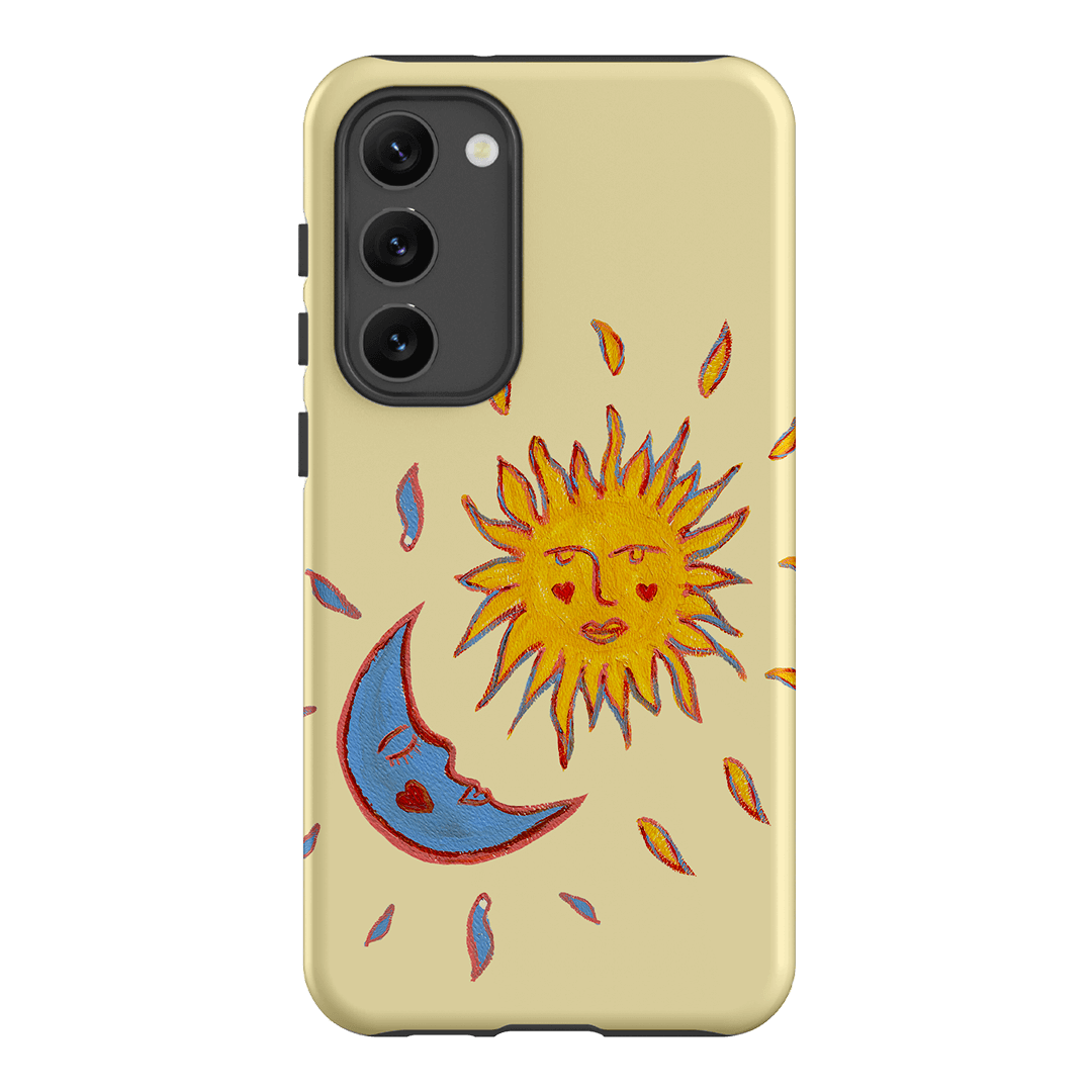 Sun & Moon Yellow Printed Phone Cases Samsung Galaxy S23 Plus / Armoured by BG. Studio - The Dairy