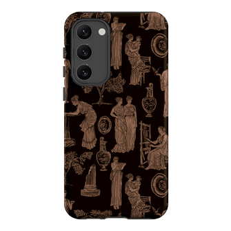 Symposium Burnt Umber Printed Phone Cases Samsung Galaxy S23 Plus / Armoured by Veronica Tucker - The Dairy