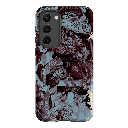 Tippi Blue Printed Phone Cases Samsung Galaxy S23 Plus / Armoured by Desmond & Dempsey - The Dairy