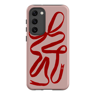 Valentine Ribbon Printed Phone Cases Samsung Galaxy S23 Plus / Armoured by Jasmine Dowling - The Dairy