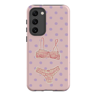 Vintage Gingham Printed Phone Cases Samsung Galaxy S23 Plus / Armoured by Kayla Carr - The Dairy