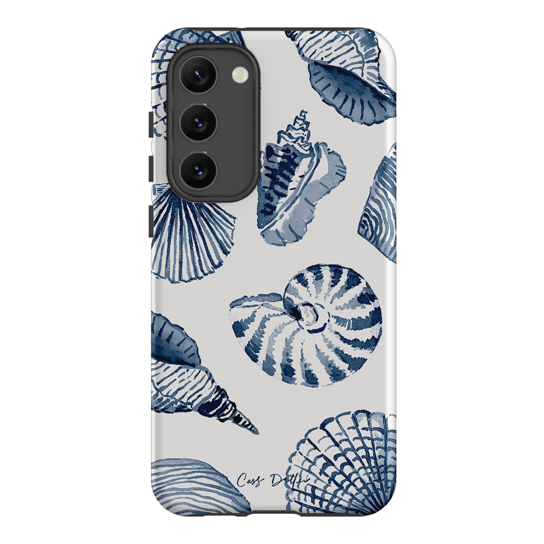 Blue Shells Printed Phone Cases Samsung Galaxy S23 Plus / Armoured by Cass Deller - The Dairy