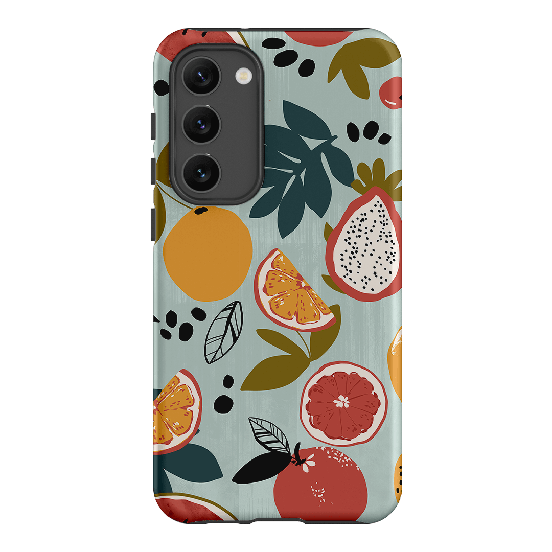 Fruit Market Printed Phone Cases Samsung Galaxy S23 Plus / Armoured by Charlie Taylor - The Dairy