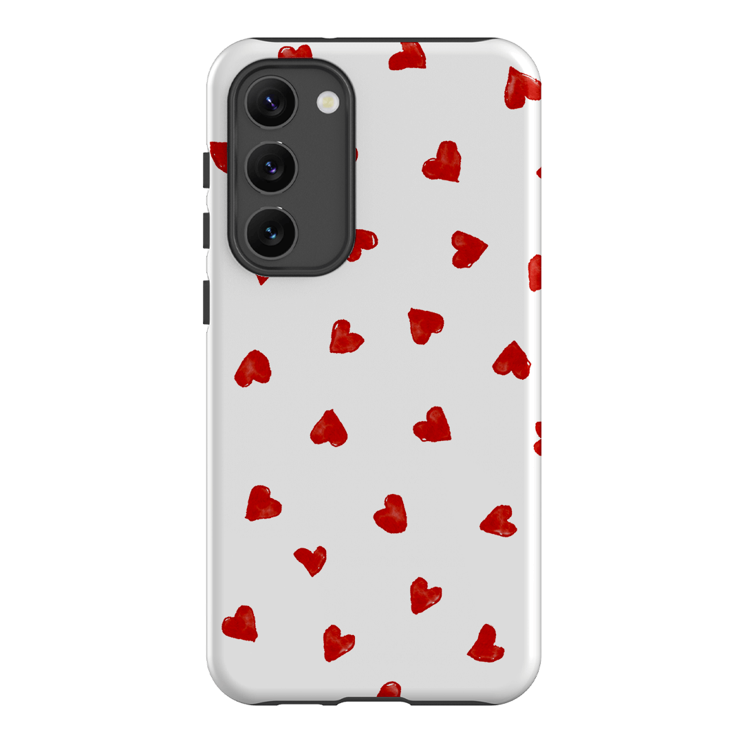 Love Hearts Printed Phone Cases Samsung Galaxy S23 Plus / Armoured by Oak Meadow - The Dairy