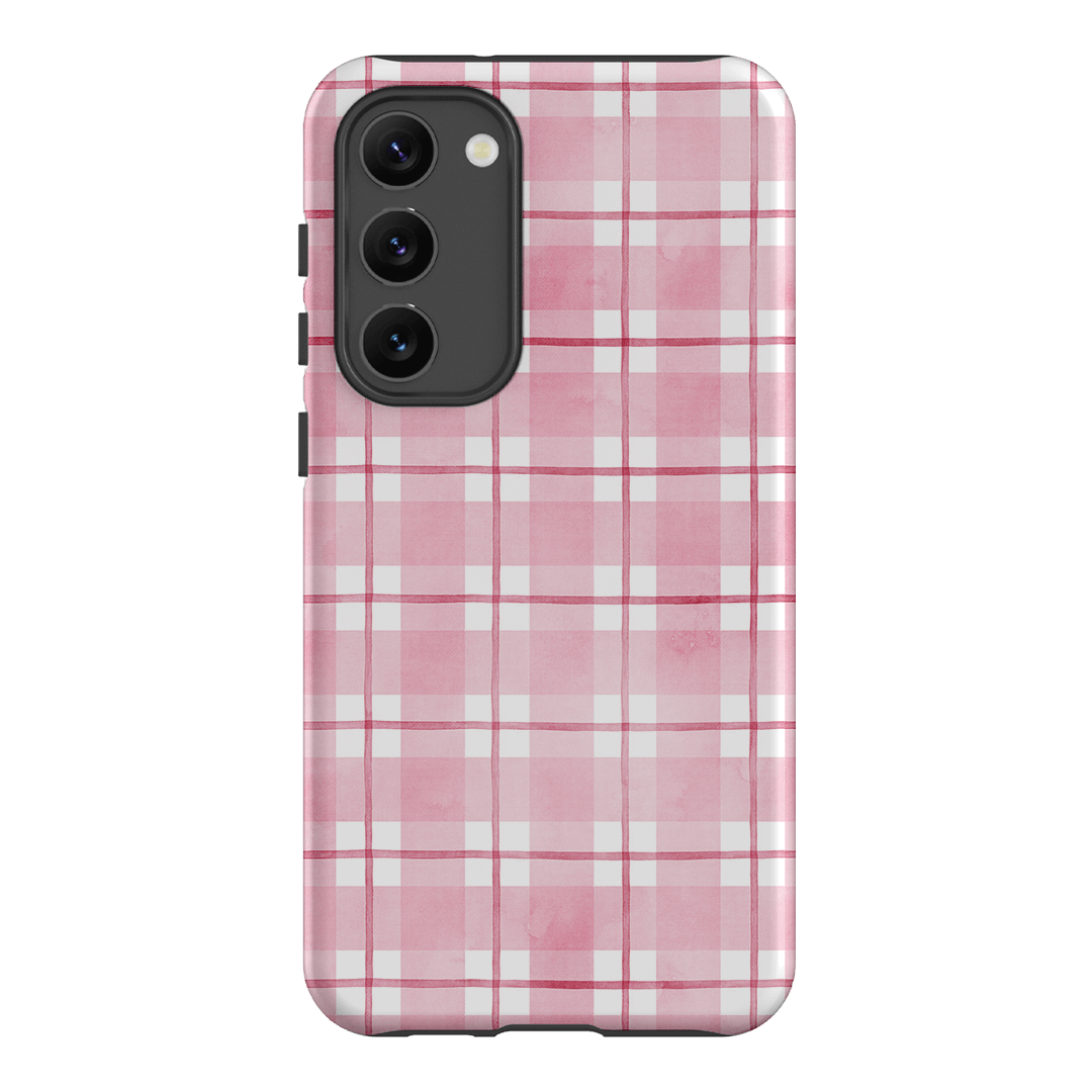 Musk Checker Printed Phone Cases Samsung Galaxy S23 Plus / Armoured by Oak Meadow - The Dairy