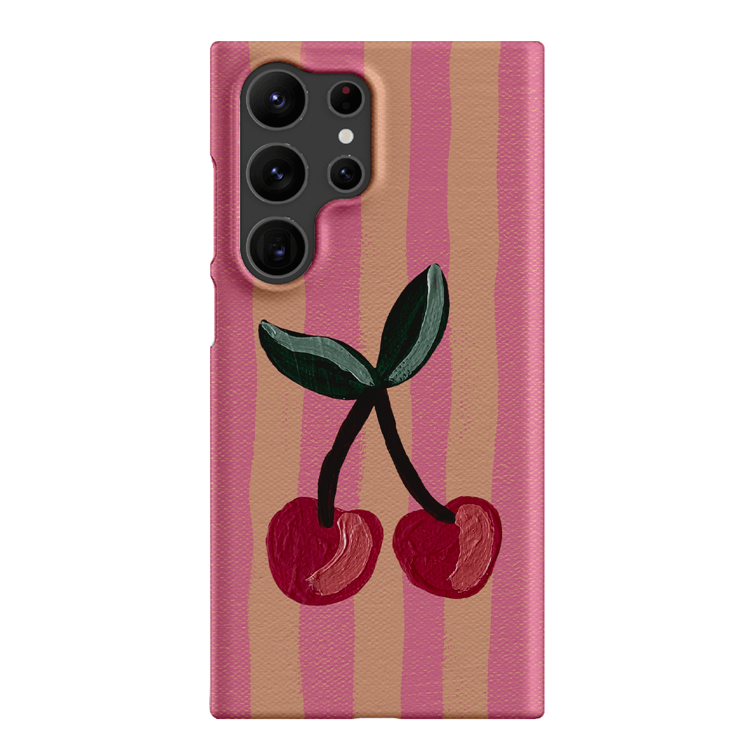 Cherry On Top Printed Phone Cases Samsung Galaxy S23 Ultra / Snap by Amy Gibbs - The Dairy