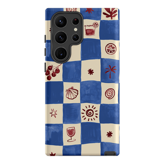 Afternoon Mezze Cornflower Printed Phone Cases Samsung Galaxy S23 Ultra / Armoured by Charlie Taylor - The Dairy