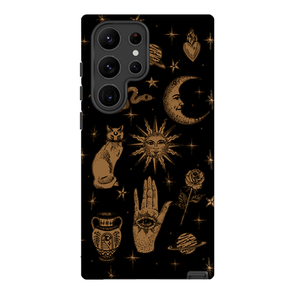 Astro Flash Noir Printed Phone Cases Samsung Galaxy S23 Ultra / Armoured by Veronica Tucker - The Dairy