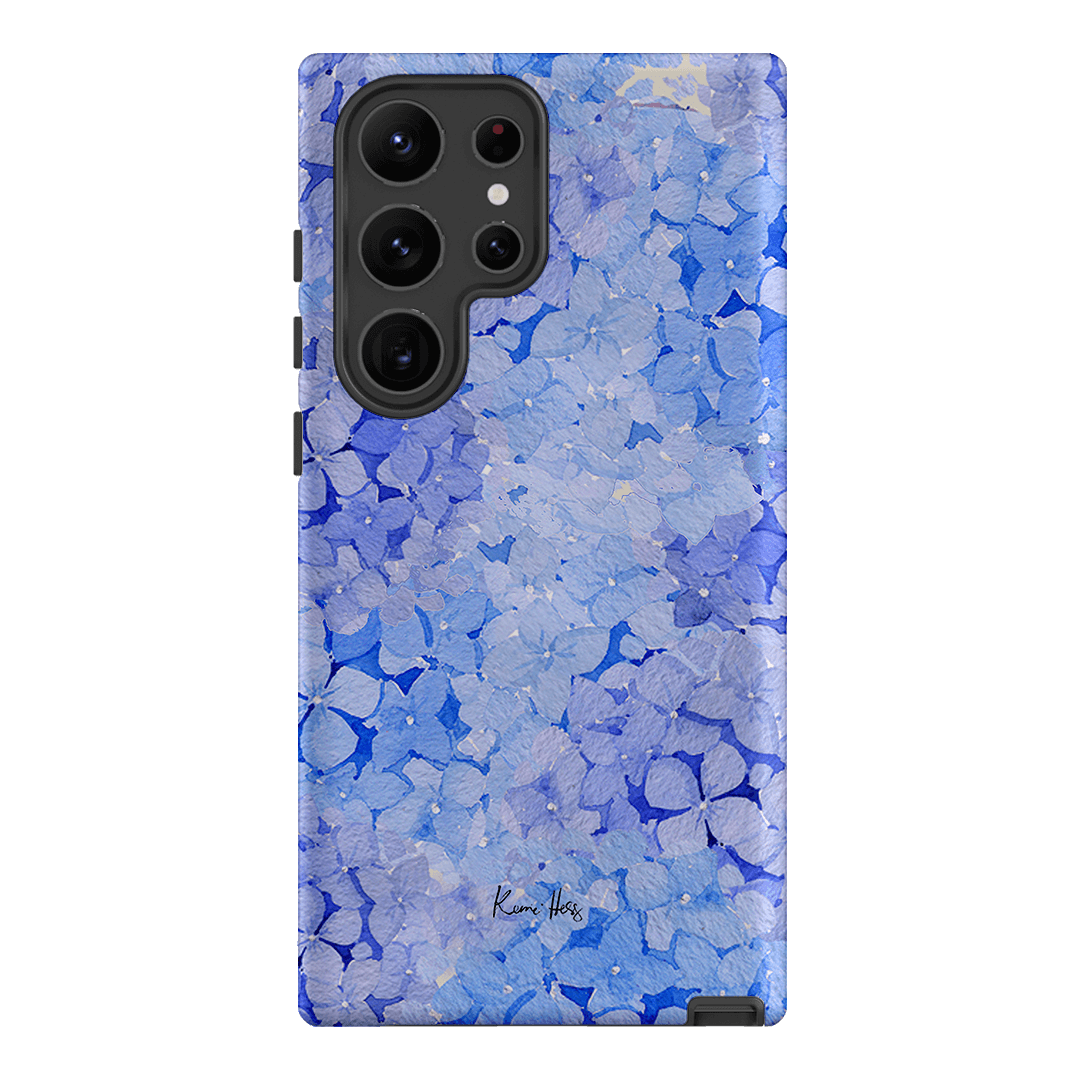 Hydrangea Blue Printed Phone Cases Samsung Galaxy S23 Ultra / Armoured by Kerrie Hess - The Dairy