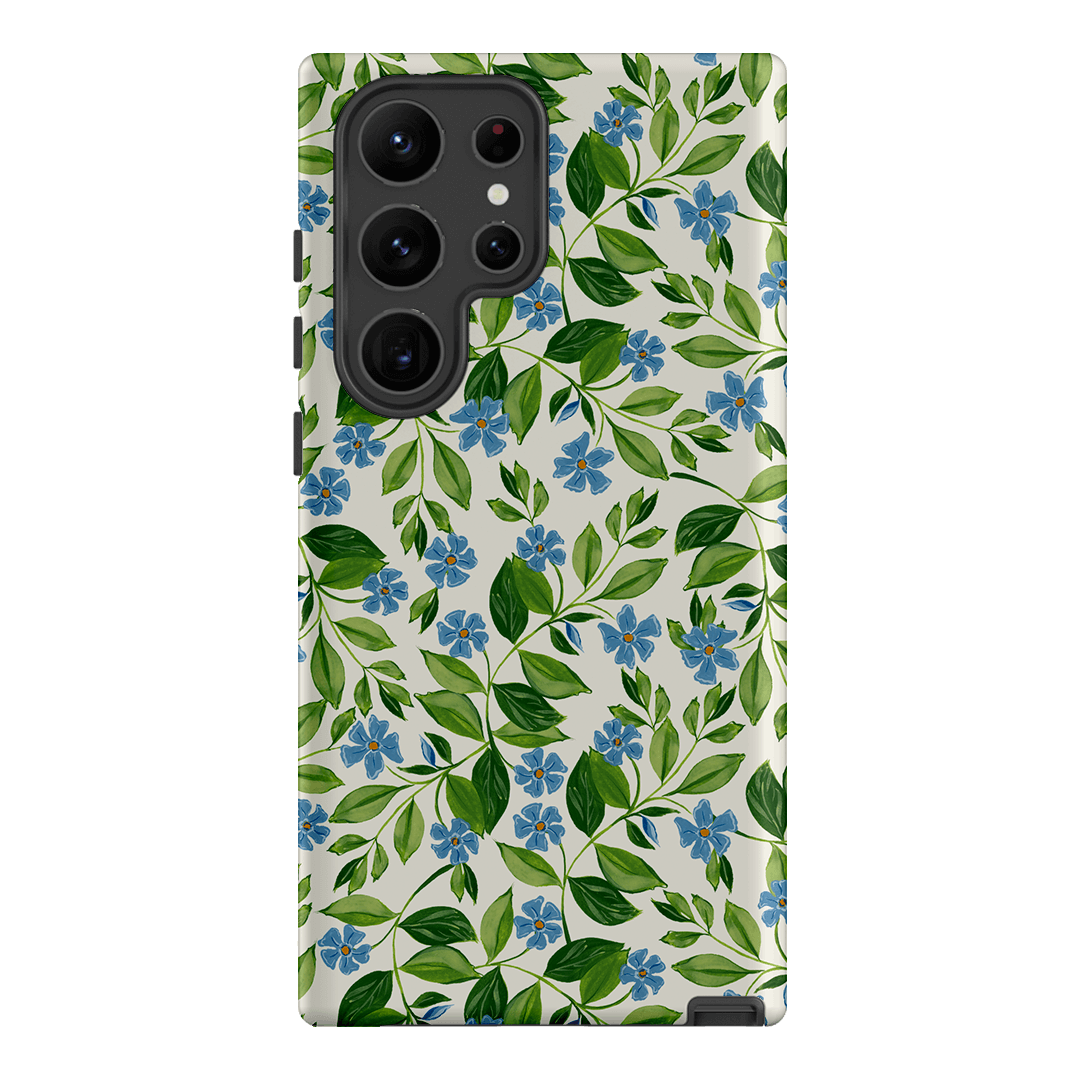 Blue Vines Printed Phone Cases Samsung Galaxy S23 Ultra / Armoured by Ellie Mae - The Dairy
